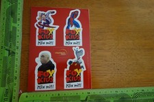 Alter Aufkleber TV Radio Sender Sendung PREMIERE WORLD Comic FOX KIDS