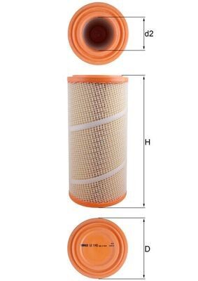 Knecht luftfilter 1142 - luftfilter,