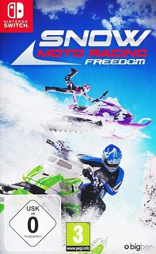 Snow moto racing - snow, freedom