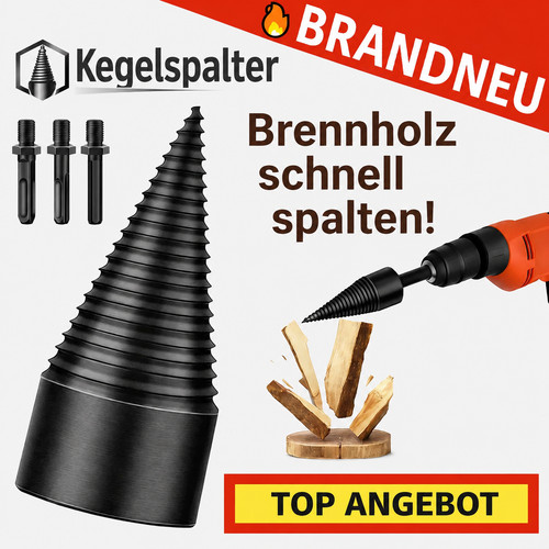 Kegelspalter holzspaltbohrer - kegelspalter,