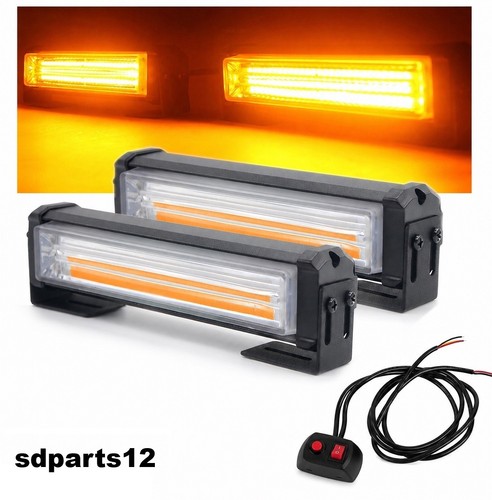 Led blitzer 12v - 2x, orange