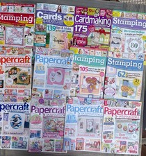 Papercraft Magazine Scrapbooking Cardmaking 23 Stück