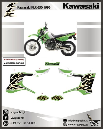 Glitzer kawasaki klr 650 - glitzer,