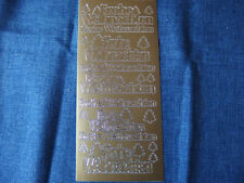 Konturensticker - Sticker Kartengestaltung - Schriftzug Frohe Weihnachten groß