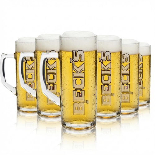 Becks bier glas krug - bier,