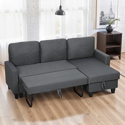 Homcom ecksofa mit - ecksofa,