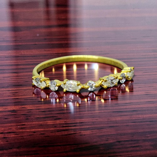 Moissanit edelstein 14k gold - edelstein,
