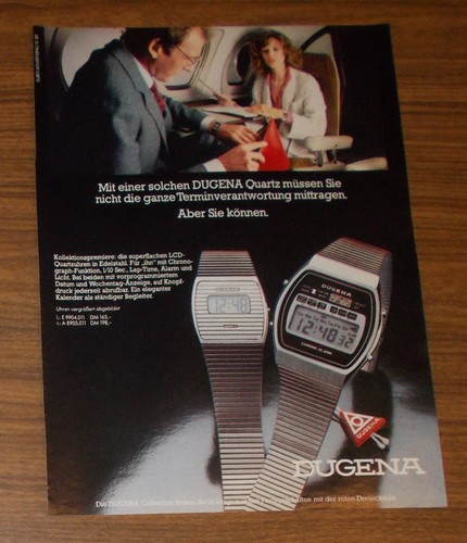 Seltene werbung dugena lcd - werbung,