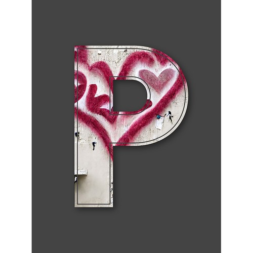 Buchstabe herz creme deko - herz,