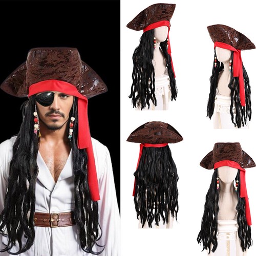 Piratenhut braun mit - piratenhut,