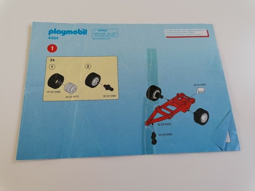 Playmobil 4494 nur bauplan - 4494,