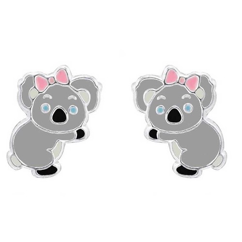 Kinder ohrringe koala bär 925 - ohrringe,