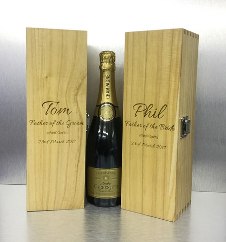 Personalisierte holz wein - wein, sekt
