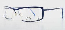 Eye'DC Brille Mod. V010 008 B 52-17 126 Edelstahl Flexi Crazy Blue Art Design
