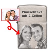 Zippo Feuerzeug mit Gravur – Ihr Wunschtext & Wunschbild