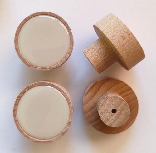 Holzknöpfe naturfarben griff - holzknöpfe,