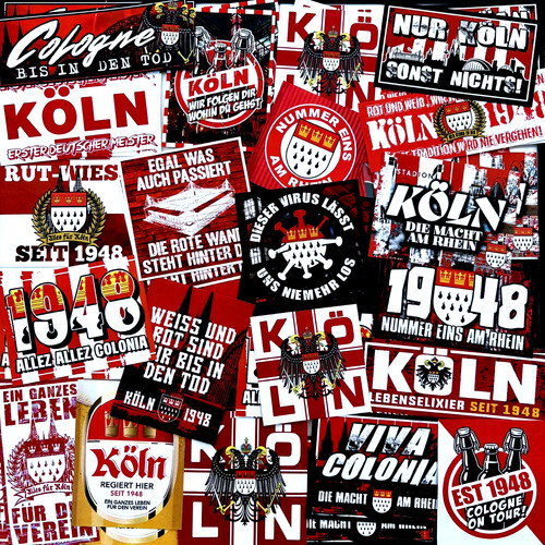 100 fc köln - , aufkleber