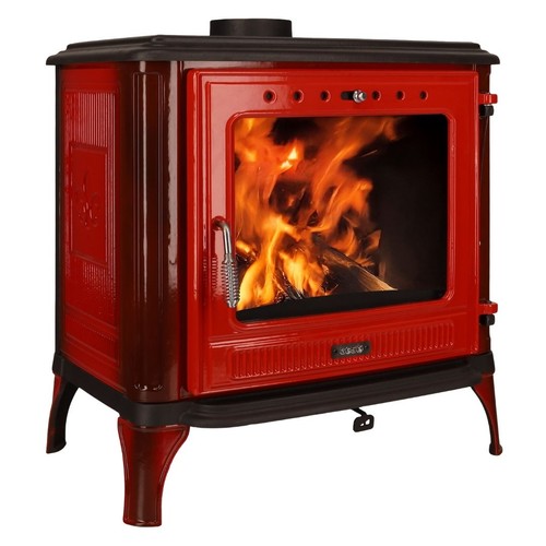 365 kaminofen ferrox - 75, rot