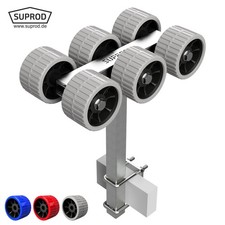 6er Sliprollen Slipwagen Sliphilfe Bootstrailer EVA-Reifen RKSRLB-6-EVA Ø 120 mm