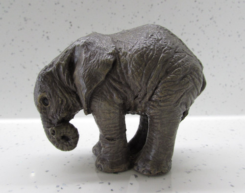 The herd elefant - elefant, blau