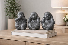Buddha figuren set - set, 3-teilig