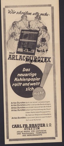Stettin werbung 1941 carl - stettin,,