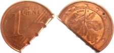  1 Cent Fehlprägung 180°Stempeldrehung entwertet prfr (2005)