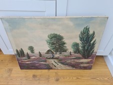 Schönes altes Ölbild - sig