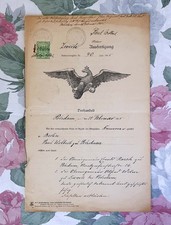 Historisches Dokument von