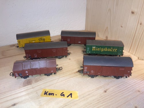 Roco güterwagen konvolut 6 - -,