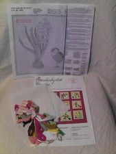 Stickbild Vogel Ostern