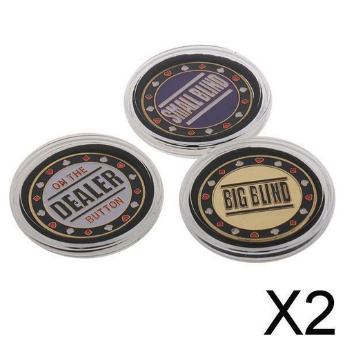 Stück dealer button - 2x,