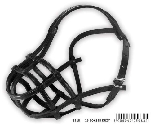 Maulkorb leder für hund - leder,