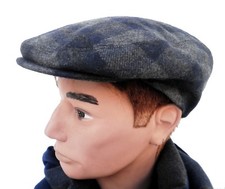 Herren Mütze Gatsby Trend Flatcap Schiebermütze Schlägermütze Herbst Winter 051