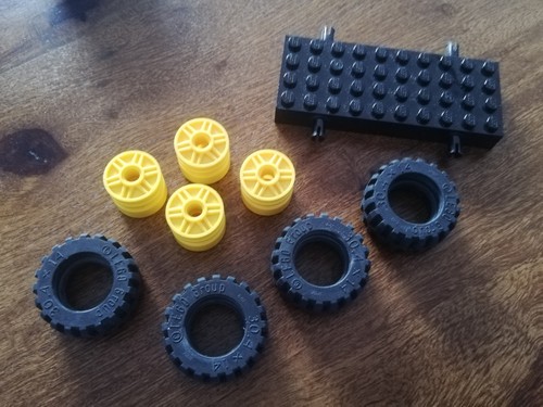 Lego auto fahrgestell - set:, 4