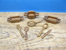 Nostalgie Kochgeschirr Zubehör Küche Puppenhaus Playmobil PF1190