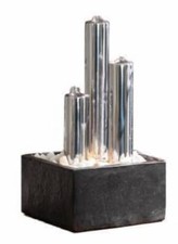 Edelstahl Schiefer-Brunnen