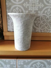 Scheurich Kleine Retro Vase Keramik 60er grau Steingut-Optik 1960er Design Sixti