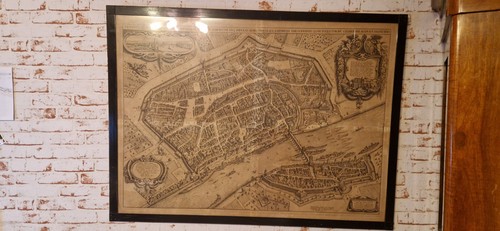 Antike landkarte von 1628 - antike,