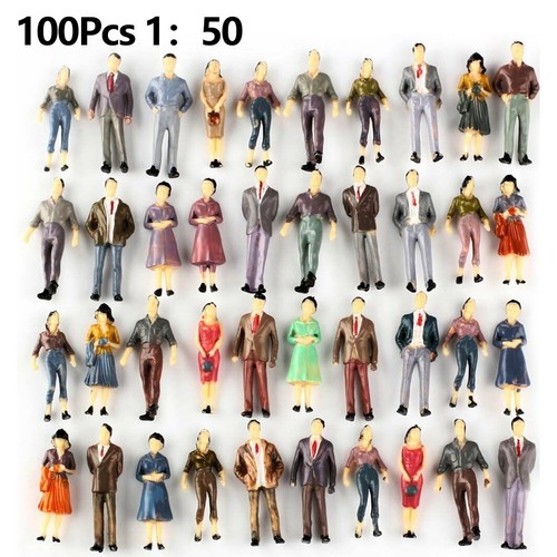 100 stück bemalte figuren - 100,