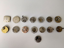 Konvolut (15 Stück) Uhrwerke
