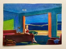 Edward Hopper Zeichnung auf