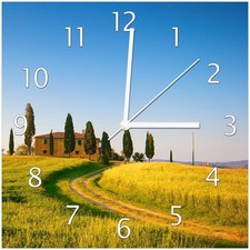 Wallario Wanduhr aus Glas