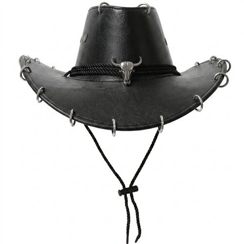Westernhut mit stierschädel - westernhut,