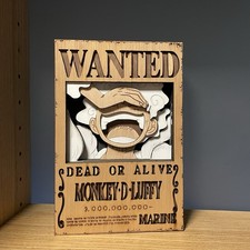 Handmade One Piece Holzbild