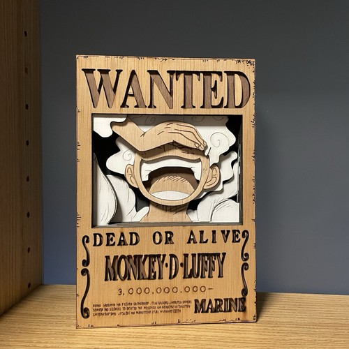 Handmade one piece - piece, holzbild