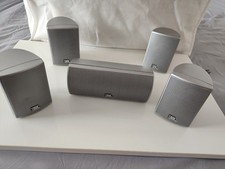 5 x Lautsprecher Boxen Sat. Silber 4x JBL 140 SAT - 1 JBL 140 CEN . Top Zustand.