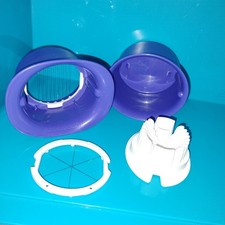 Tupperware Eierschneider Schneid-Star In Lila / Weiß Mozzarella Eier