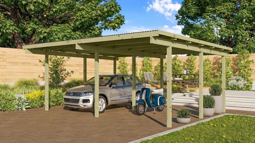 Doppelcarport holz holzcarport - holz,
