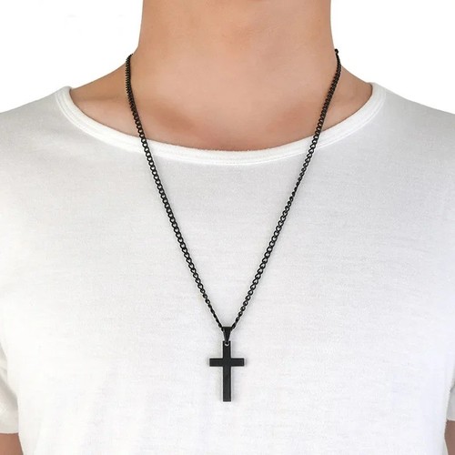 Kreuz anhänger halskette - kreuz,